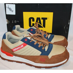 NIB Men's Caterpillar Venward Comp Toe Work Shoe P91478 Brown‎ Sugar Sneakers 10